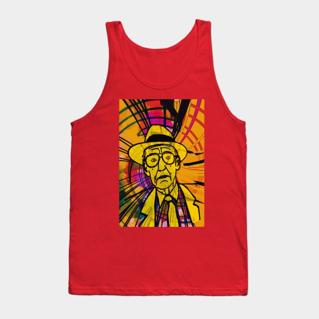 William S. Burroughs - The Vortex Tank Top by Exile Kings 